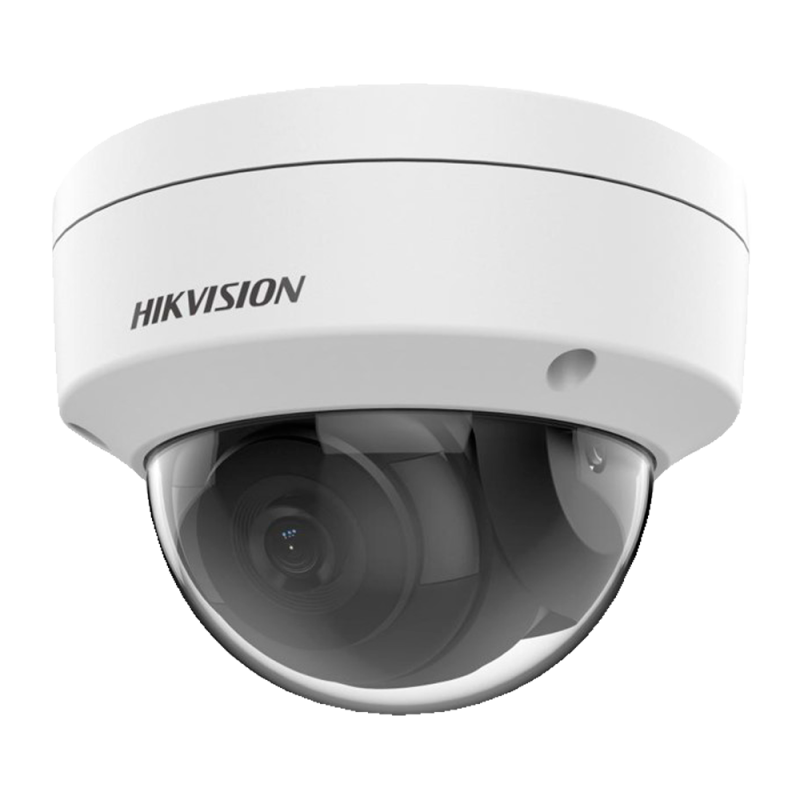 Cámara Domo IP Hikvision - Gama Value | microSD 256 GB - 4 MP | Lente 2.8 mm | Micrófono integrado - IR 30 m | WDR 12...