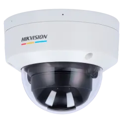 Cámara Domo IP Hikvision - Gama Value - 4 MP | Lente 2.8 mm | Micrófono integrado - IR 30 m | WDR 120 dB | ColorVu -... - Alarm