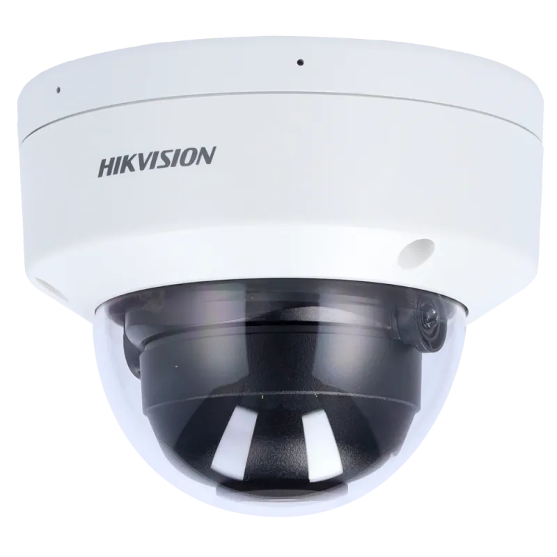 Cámara Domo IP Hikvision - Gama Value | microSD 512 GB - 8 MP | Lente 2.8 mm | Micrófono integrado - IR 30 m | WDR 12... - Alarm