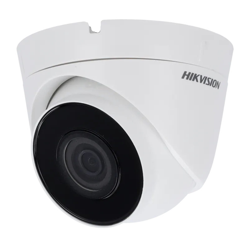 Cámara Turret IP Hikvision - Gama CORE - 2 MP | Lente 2.8 mm - IR 30 m | DWDR - PoE | H.265+ | IP67 - WEB, Software C... - Alarm