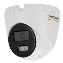 Cámara Turret IP Hikvision - Gama Value - 2 MP | Lente 2.8 mm | Micrófono integrado - IR 30 m | DWDR | ColorVu - PoE ... - Alarm