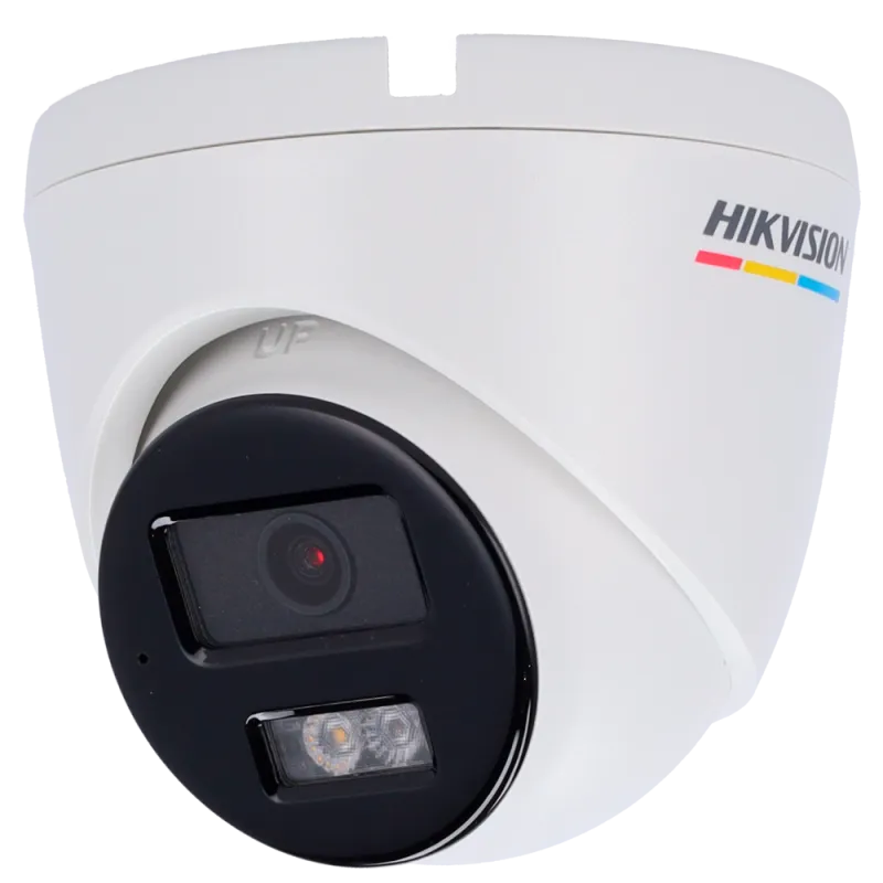 Cámara Turret IP Hikvision - Gama Value - 4 MP | Lente 2.8 mm | Micrófono integrado - IR 30 m | WDR 120 dB | ColorVu... - Alarm