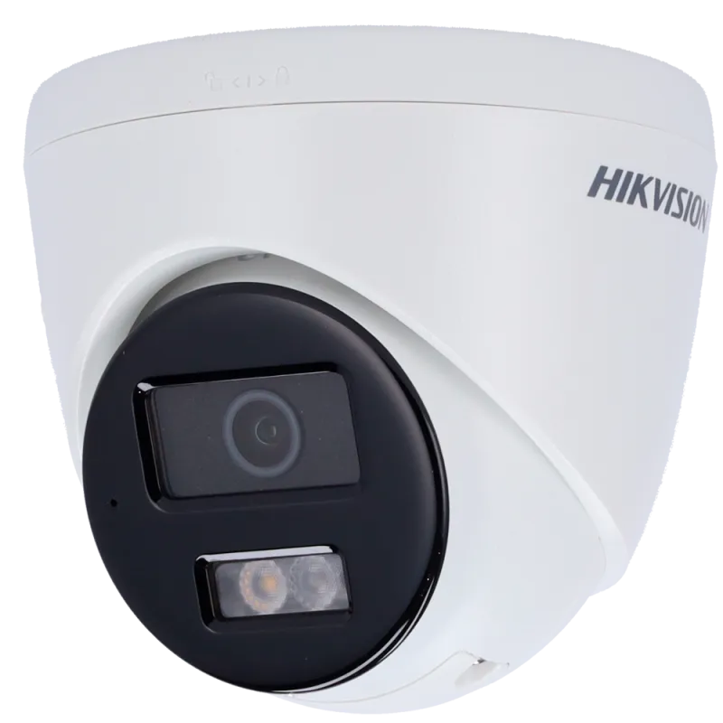 Cámara Turret IP Hikvision - Gama Value | microSD 256 GB - 6 MP | Lente 2.8 mm - IR 30 m | WDR 120 dB | Micrófono int... - Alarm