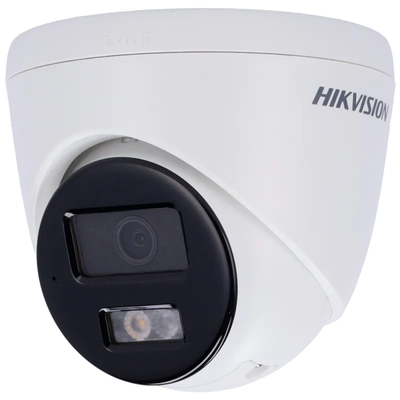 Cámara Turret IP Hikvision - Gama Value - 8 MP | Lente 2.8 mm - IR 30 m | WDR 120 dB | Micrófono integrado - PoE | H.... - Alarm