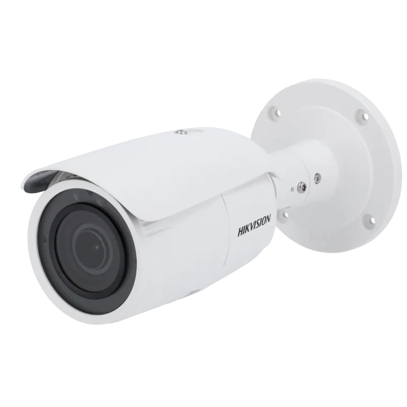 Cámara Bullet IP Hikvision - Gama CORE | microSD 256 GB - 4 MP | Lente motorizado 2.8~12 mm - IR 50 m | WDR 120 dB - ... - Alarm