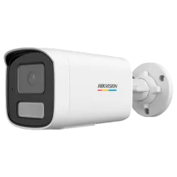 Cámara Bullet IP Hikvision - Gama Value | microSD 512 GB - 4 MP | Lente 4.0 mm | ColorVu - IR 50 m | WDR 120 dB | Mic... - Alarm