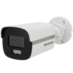 Hikvision - Cámara Bullet 4en1 Gama VALUE - Resolución 1080p (1920x1080) - Lente 3.6 mm | Luz híbridaalcance 40 m - C... - Alarm