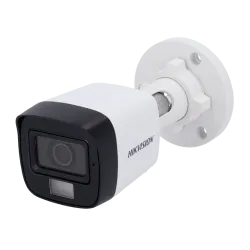 Hikvision - Cámara Bullet 4en1 Gama Value - 2 Mpx High Performance CMOS - Lente 2.8 mm | IR Alcance 30 m - Audio sobr... - Alarm