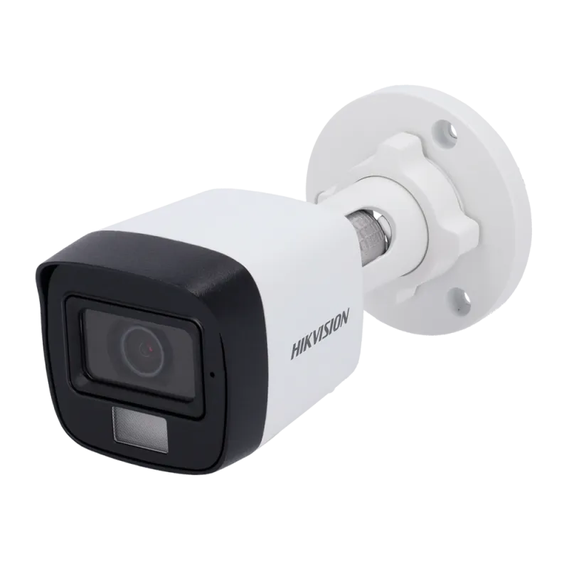 Hikvision - Cámara Bullet 4en1 Gama Value - 2 Mpx High Performance CMOS - Lente 2.8 mm | IR Alcance 30 m - Audio sobr... - Alarm