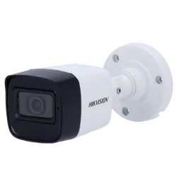 Hikvision - Cámara Bullet 4en1 Gama CORE - Resolución 5 Megapíxel - Lente 3.6 mm | IR Alcance 30 m - Audio sobre cabl... - Alarm