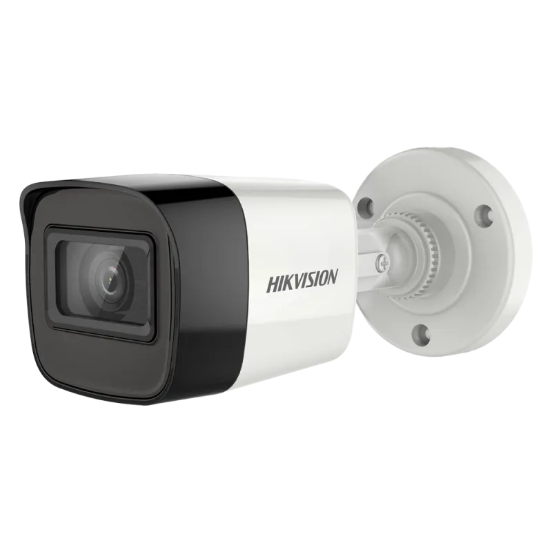 Hikvision - Cámara Bullet 4en1 Gama Value - 8 Megapíxel (3480 x 2160) - Lente 2.8 mm - IR Alcance 30 m - Impermeable ... - Alarm