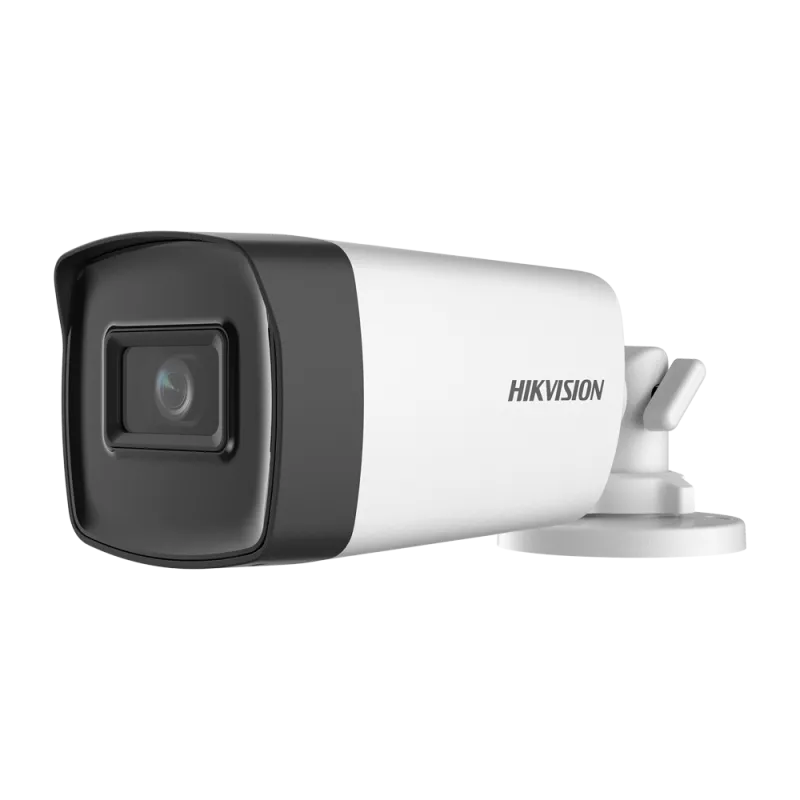 Hikvision - Cámara Bullet 4en1 Gama CORE - Resolución 5 Megapíxel (2560x1944) - Lente 2.8 mm - IR Alcance 40 m - Impe... - Alarm