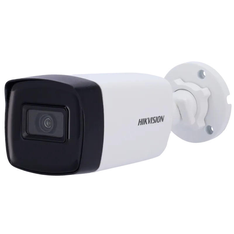 Hikvision - Cámara Bullet 4en1 Gama CORE - Resolución 5 Megapíxel (2560x1944) - Lente 6 mm - IR Alcance 40 m - Imperm... - Alarm