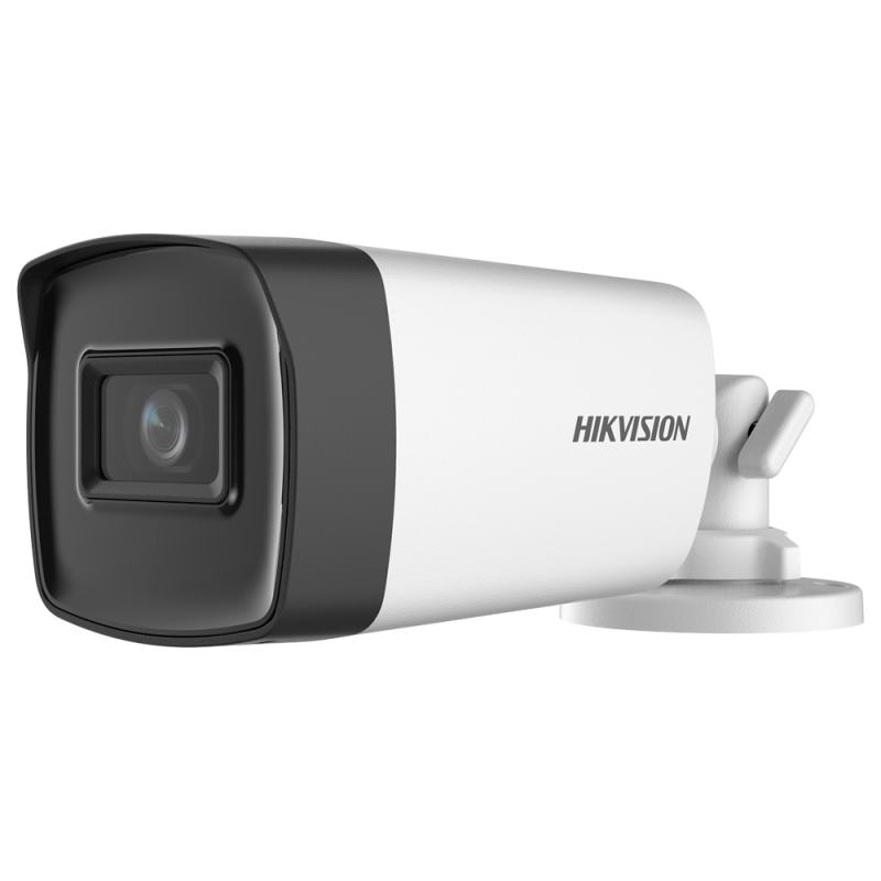 Hikvision - Cámara Bullet 4en1 Gama Value - Resolución 5 Megapíxel (2560x1944) - Lente 6 mm - IR Alcance 80 m - Imper...