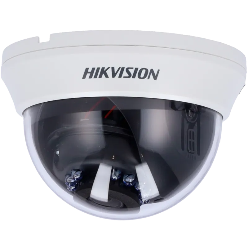 Hikvision - Cámara Domo 4en1 Gama Value - Resolución 1080p (1920x1080) - Lente 3.6 mm - IR Alcance 20 m - Apta para i... - Alarm