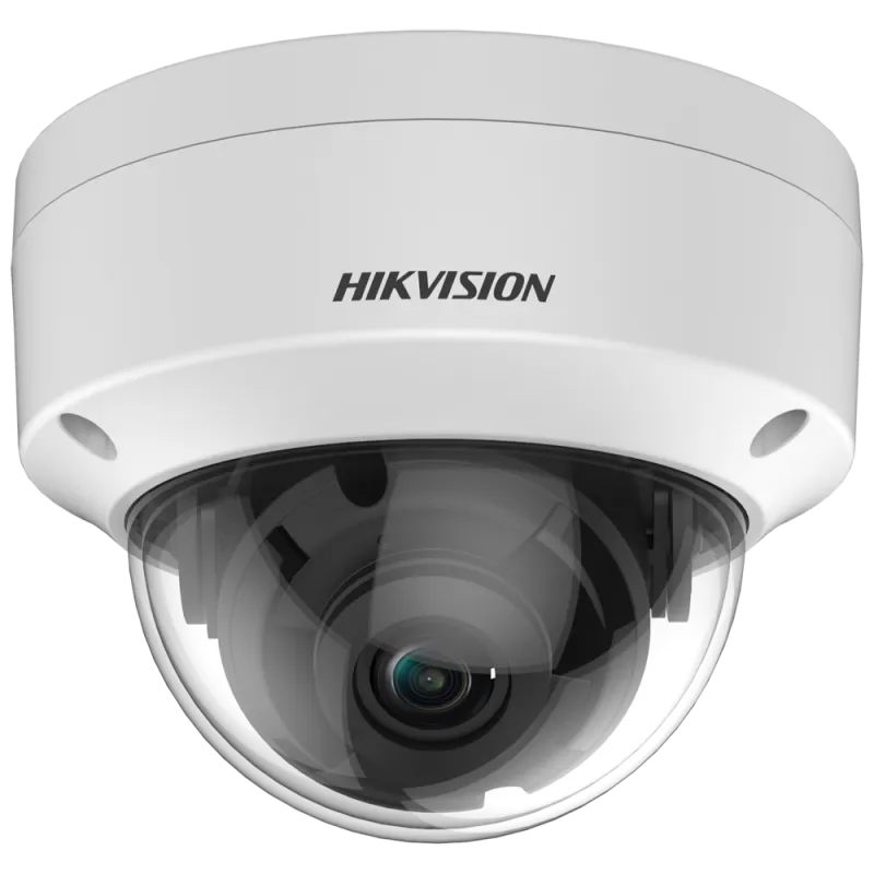 Hikvision - Cámara Domo HDTVI Gama Value - Resolución 5 Megapíxel (2560x1944) - Lente 2.8 mm - Smart IR Alcance 20 m ... - Alarm