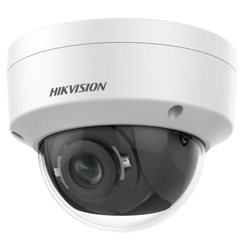 Hikvision - Cámara Domo 4en1 Gama Value - Resolución 8 Megapíxel (3840x2160) - Lente 2.8 mm - EXIR IR alcance 30 m - ...