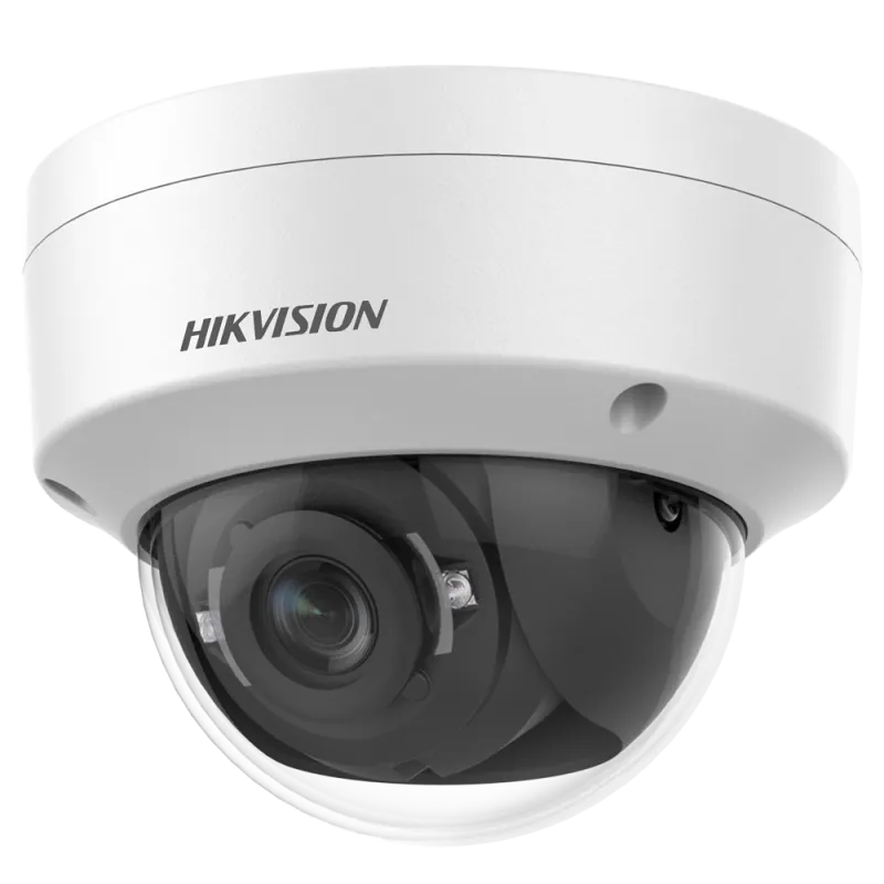 Hikvision - Cámara Domo 4en1 Gama Value - Resolución 8 Megapíxel (3840x2160) - Lente 2.8 mm - EXIR IR alcance 30 m - ... - Alarm