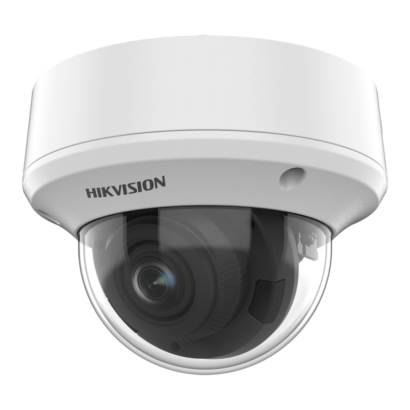 Hikvision - Cámara Domo 4en1 Gama Value - Resolución 5 Megapíxel (2560x1944) - Lente varifocal motorizada 2.7~13.5 mm...