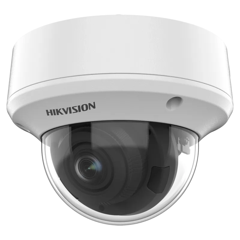 Hikvision - Cámara Domo HDTVI Gama Value - Resolución 5 Megapíxel (2560x1944) - Lente varifocal motorizada 2.7~13.5 m... - Alarm