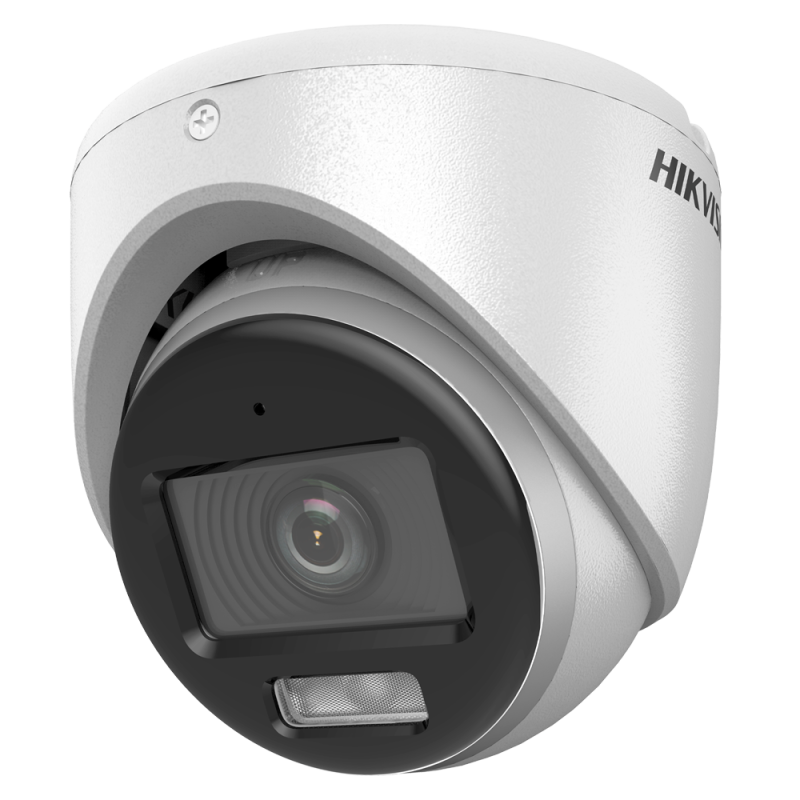 Hikvision - Cámara Domo 4en1 Gama Value - Resolución 1080p (1920x1080) - Lente 2.8 mm | Luz híbrida alcance 20 m - Co...