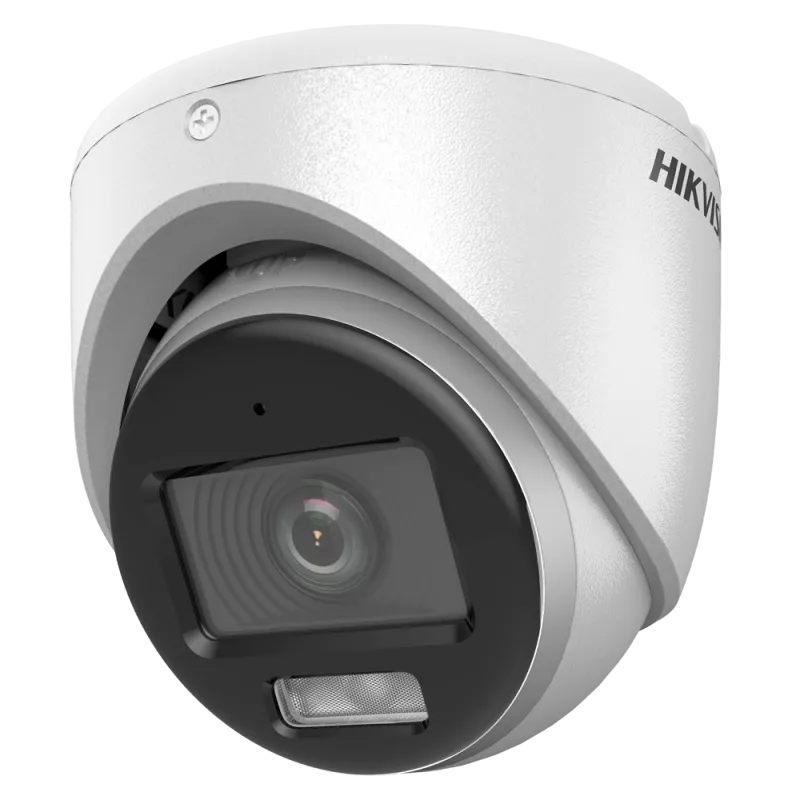 Hikvision - Cámara Domo 4en1 Gama Value - Resolución 1080p (1920x1080) - Lente 2.8 mm | Luz híbrida alcance 20 m - Co... - Alarm