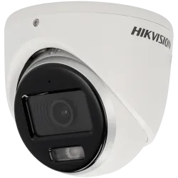 Hikvision - Cámara Turret 4en1 Gama Value - Resolución 3K (2960x1665) - Lente 2.8 mm | Luz híbrida 20 m | ColorVu - A... - Alarm