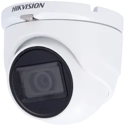 Hikvision - Cámara Domo 4en1 Gama CORE - Resolución 1080p (1920x1080) - Lente 3.6 mm - EXIR IR alcance 30 m - Imperme... - Alarm