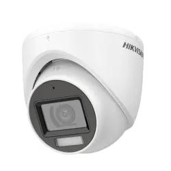 Hikvision - Cámara Domo 4en1 Gama Value - Resolución 1080p (1920x1080) - Lente 2.8 mm | Audio sobre cable coaxial - D... - Alarm