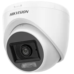 Hikvision - Cámara Domo 4en1 Gama Value - Resolución 1080p (1920x1080) - Lente 2.8 mm | Apta para interior - Dual lig... - Alarm