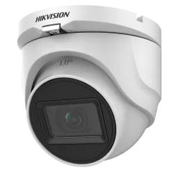 Hikvision - Cámara Domo 4en1 Gama CORE - Resolución 5 Megapíxel (2560x1944) - Lente 2.4 mm - EXIR IR alcance 30 m - I... - Alarm