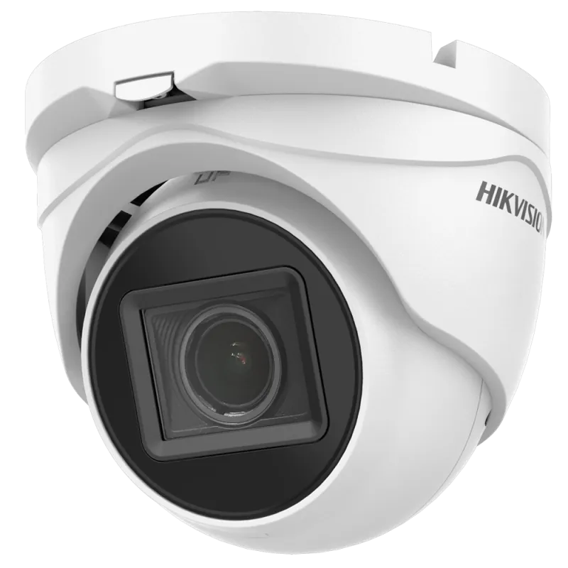 Hikvision - Cámara Turret HDTVI Gama Value - Resolución 5 Megapíxel (2560x1944) - Lente varifocal motorizada 2.7~13.5... - Alarm