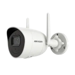 Cámara Bullet IP Hikvision - Gama Wi-Fi | microSD 512 GB - 2 MP | Lente 2.8 mm | 2 antenas - IR 30 m | WDR 120 dB - ... - Alarm