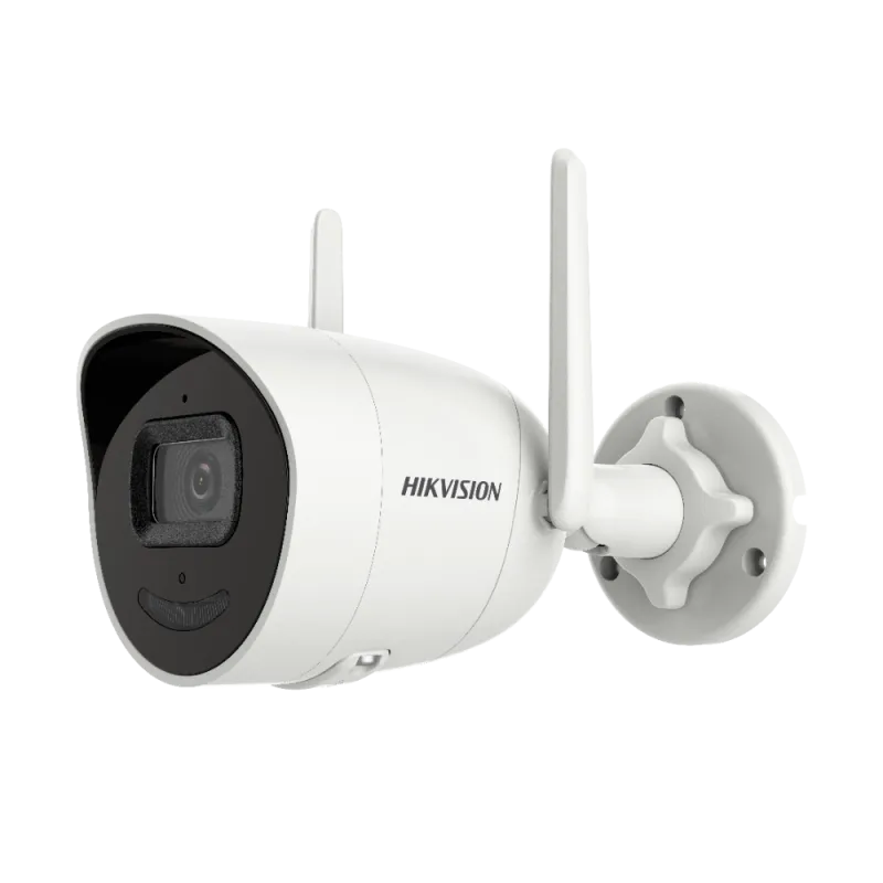 Cámara Bullet IP Hikvision - Gama Wi-Fi | microSD 512 GB - 2 MP | Lente 2.8 mm | 2 antenas - IR 30 m | WDR 120 dB - ... - Alarm