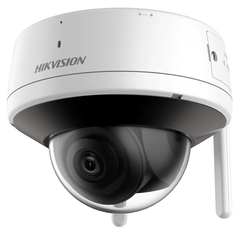 Cámara Domo IP Hikvision - Gama Wi-Fi | microSD 512 GB - 2 MP | Lente 2.8 mm | 2 antenas - IR 30 m | WDR 120 dB - H.... - Alarm