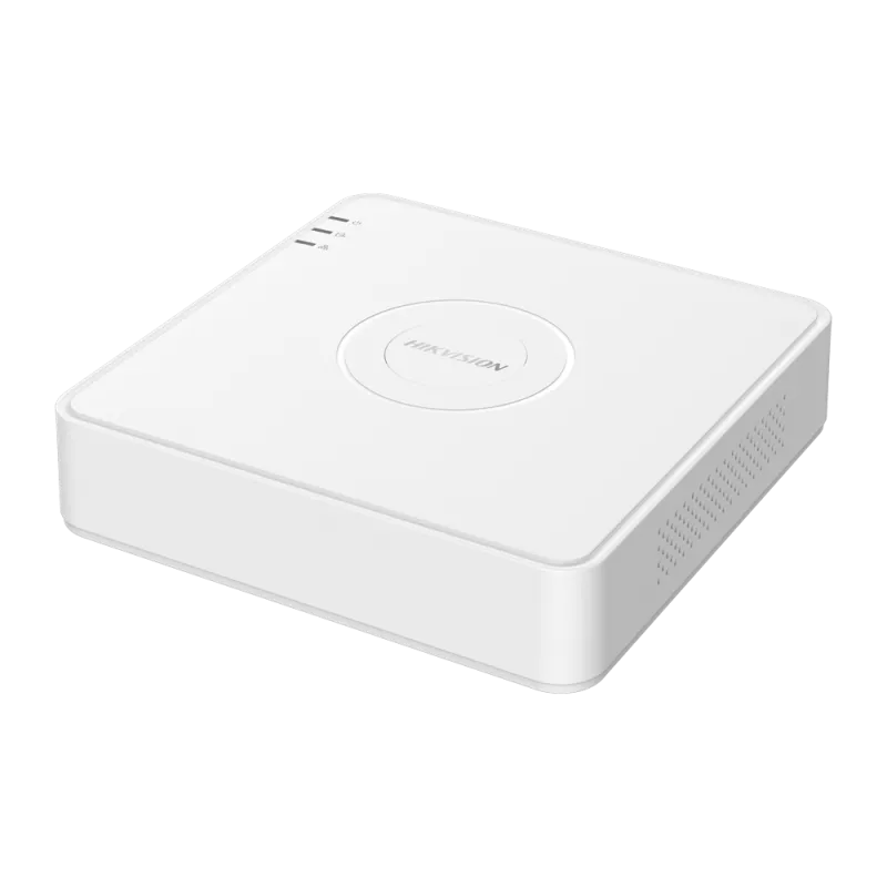 Hikvision - Gama VALUE - Grabador NVR para cámaras IP - 4 CH vídeo / Resolución máxima 4Mpx - Ancho de banda 40 Mbps ... - Alarm