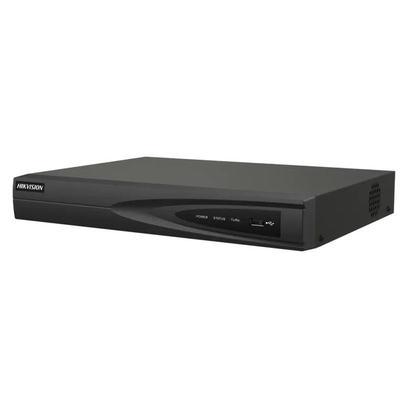 Hikvision - Gama PRO - Grabador NVR 4 CH IP PoE 50 W - Resolución máxima 8Mpx@1ch - Ancho de banda 40 Mbps | Admite ... - Alarm