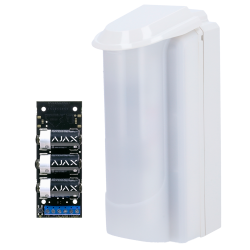 Detector exterior Duevi bajo consumo - Compatible con Ajax Transmitter (incluido) - Doble PIR y microondas (24 GHz) -...