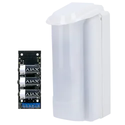 Detector exterior Duevi bajo consumo - Compatible con Ajax Transmitter (incluido) - Doble PIR y microondas (24 GHz) -... - Alarm