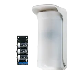 Detector exterior Duevi bajo consumo - Integrado con Ajax Transmitter (incorporado) - Doble PIR por cada lado y doble... - Alarm