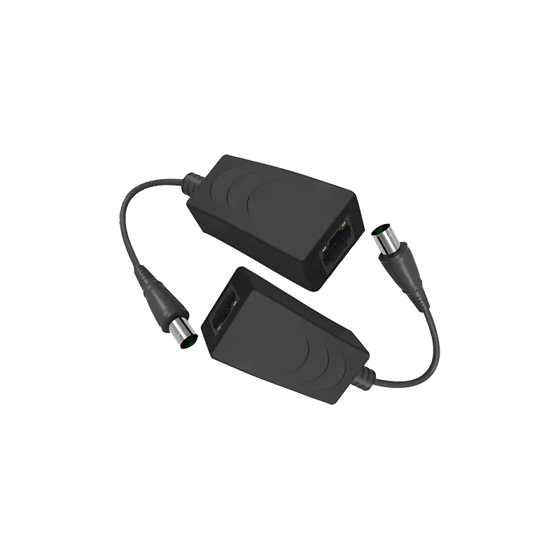 Extensor de IP por cable coaxial - Pasivo | No requiere alimentación - Emisor y receptor - Permite transmitir 1 canal... - Alarm