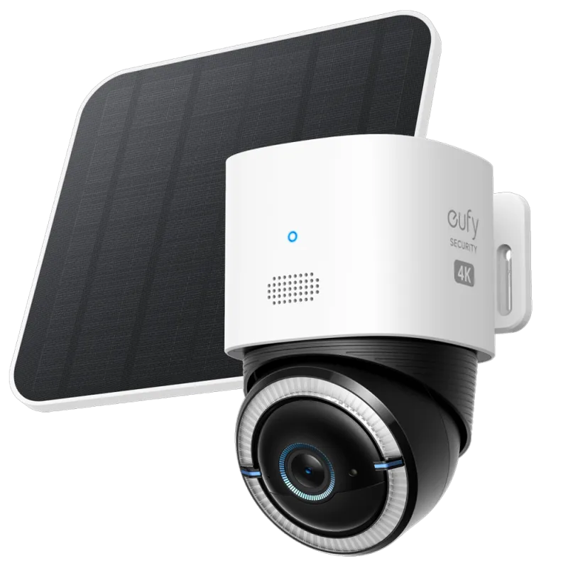 Cámara 4G LTE / Wifi Eufy by Anker - 4K | Full Night color | IR 10m | LED blanco - Batería 9400 mAH | Panel solar 5W... - Alarm