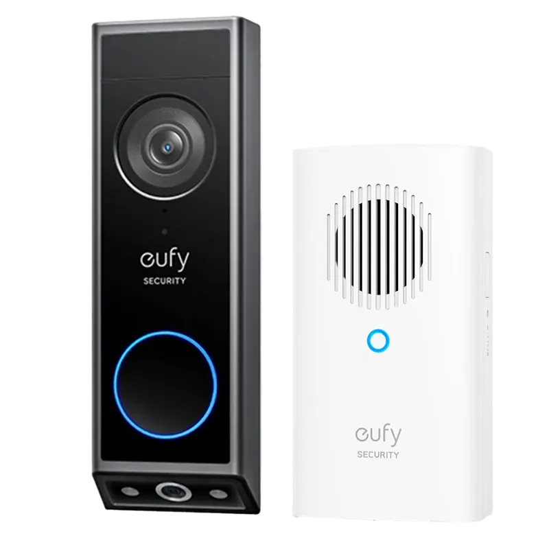 Kit de Timbre Wifi doble cámara Eufy by Anker - Resolución 2K - Detección de paquetes y reconocimiento facial - Hast... - Alarm