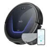 Robot Aspirador Eufy by Anker - Potencia máxima de 4000 Pa - Capacidad del depósito 400 ml Polvo, 200 ml Agua - Tecno... - Alarm