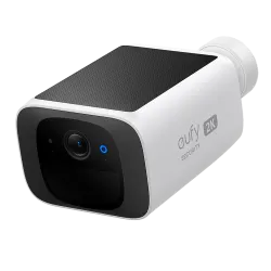 Eufy by Anker Cámara Wifi 2K - Detección Humanos/ Facial / movimiento - Panel solar integrado - Almacenamiento integ... - Alarm