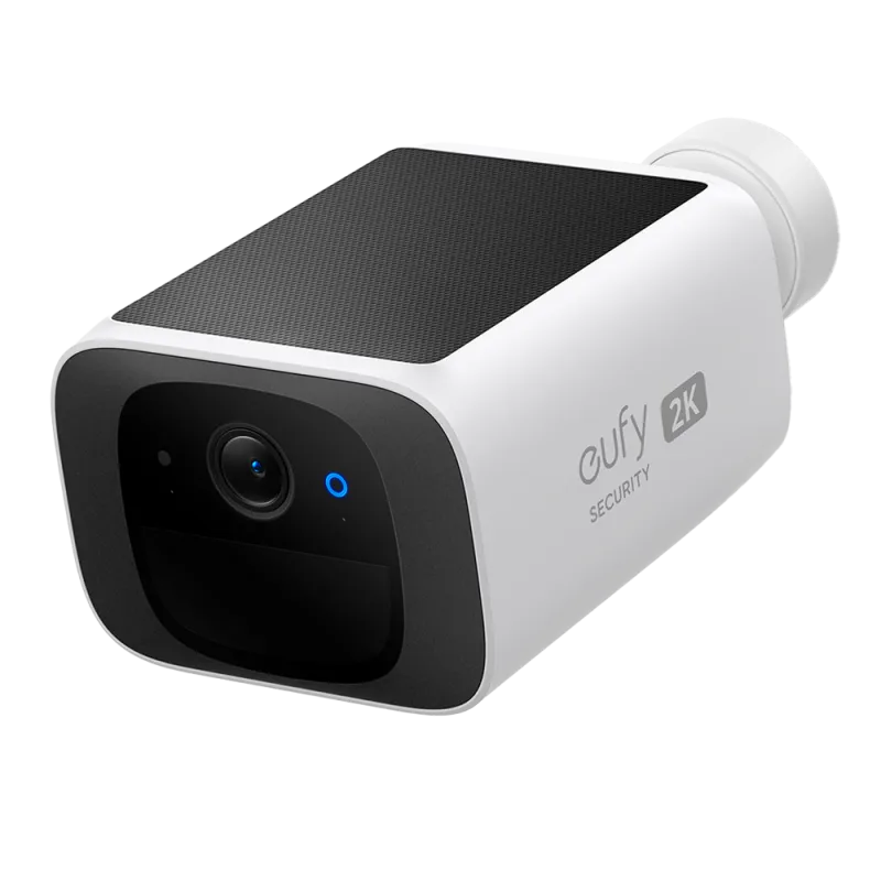 Eufy by Anker Cámara Wifi 2K - Detección Humanos/ Facial / movimiento - Panel solar integrado - Almacenamiento integ... - Alarm