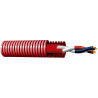 Bobina de cable trenzado apantallado - Resistente al fuego RF 120 minutos - Rollo de 100 metros - Conductor cobre 2x1...