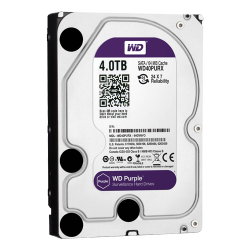 Disco duro - Capacidad 4 TB - Interfaz SATA 6 Gb/s - Modelo WD40PURX - Especial para Videograbadores - Suelto o insta...