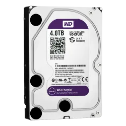 Disco duro - Capacidad 4 TB - Interfaz SATA 6 Gb/s - Modelo WD40PURX - Especial para Videograbadores - Suelto o insta... - Alarm