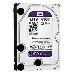 Disco duro Western Digital - Capacidad 6 TB - Interfaz SATA 6 Gb/s - Modelo WD60PURX - Especial para Videograbadores ... - Alarm